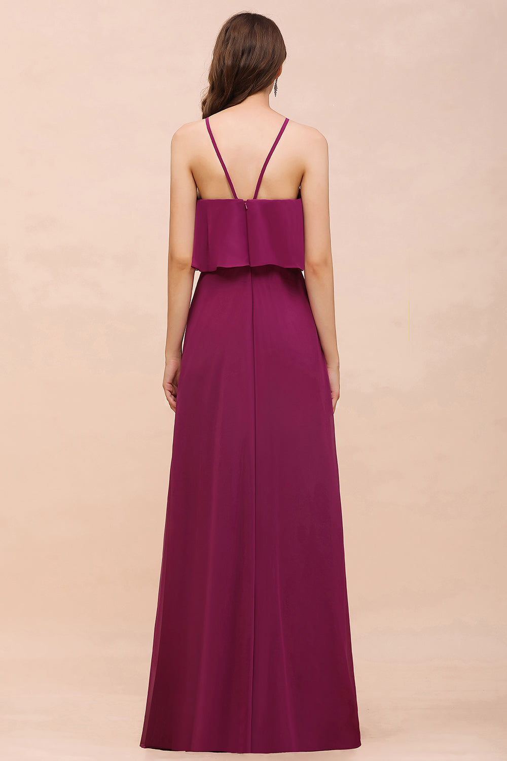 Suchen Sie Fuchisa Brautjungfernkleider Lang Chiffon online bei babyonlinedress.de. Brautjungfernkleid Günstig für Sie maß geschneidert kaufen.