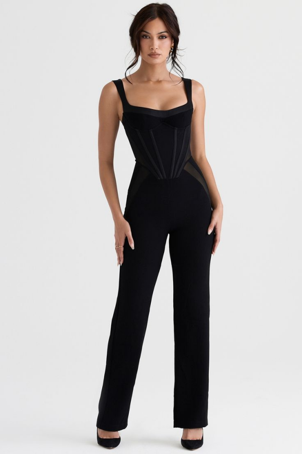 Black Jumpsuits online Solider overalls for women