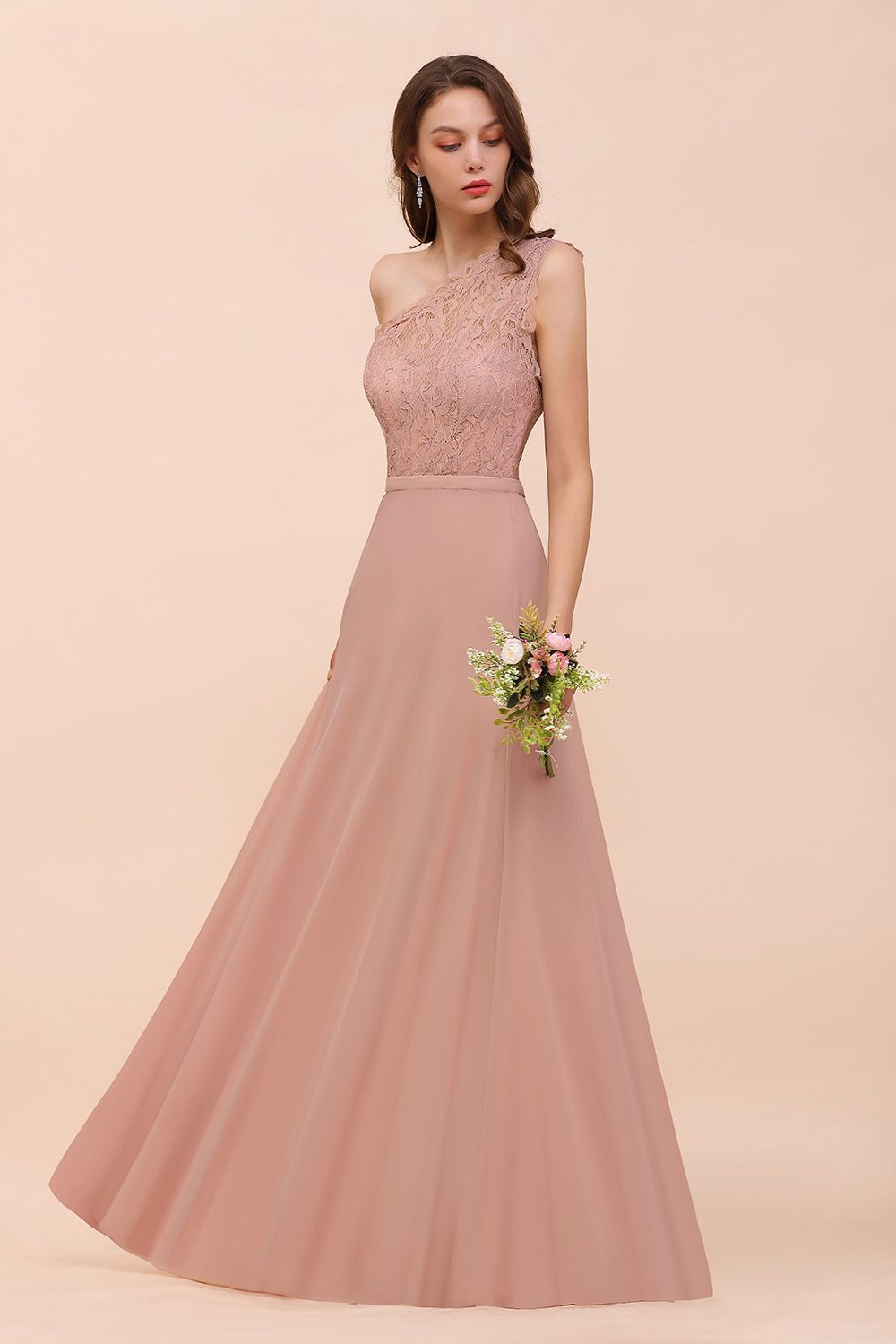 Suchen Sie Altrosa Brautjungfernkleider Lang Günstig online bei babyonlinedress.de. Etuikleider Chiffon Kleider maß geschneidert bekommen.