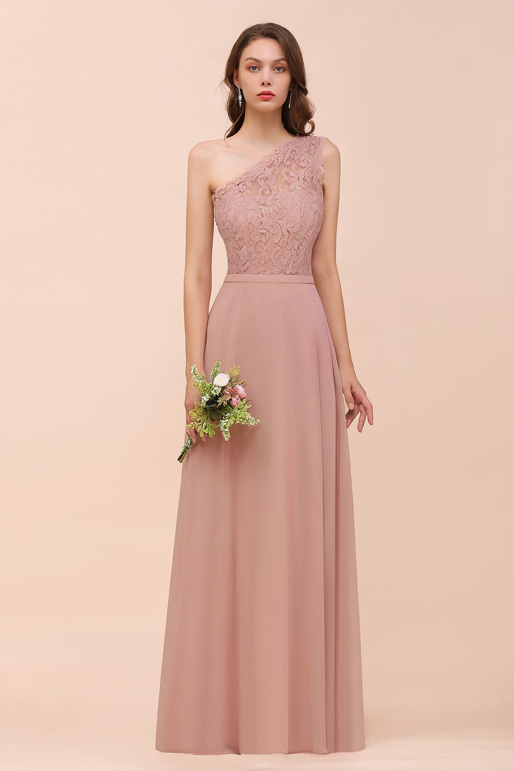 Suchen Sie Altrosa Brautjungfernkleider Lang Günstig online bei babyonlinedress.de. Etuikleider Chiffon Kleider maß geschneidert bekommen.