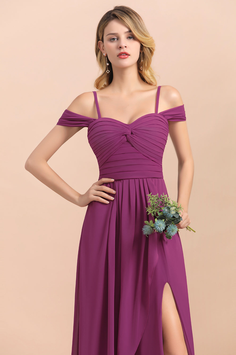 Finden Sie Purpur Brautjungfernkleider Lang Chiffon online bei babyonlinedress.de. Kleider Für Brautjungfern mit hocher qualität bekommen.