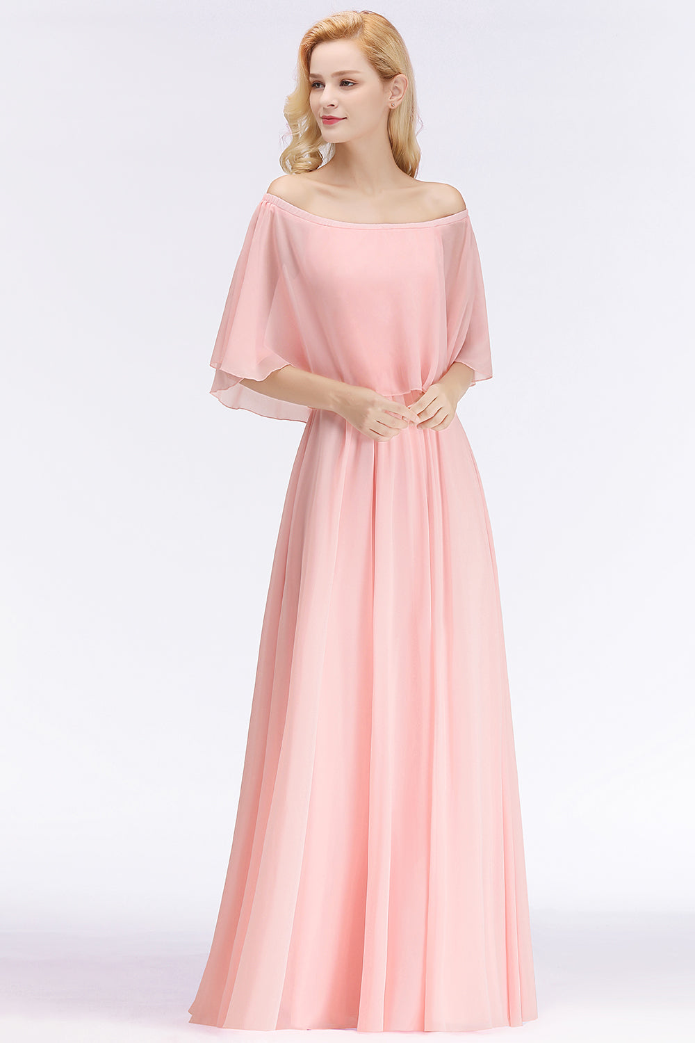 kaufen Sie Elegante Brautjungfernkleider Lang Rosa Chiffon online bei babyonlinedress.de. KLeider Für Brautjungfern Für Sie online bestellen mit hocher Qualität.