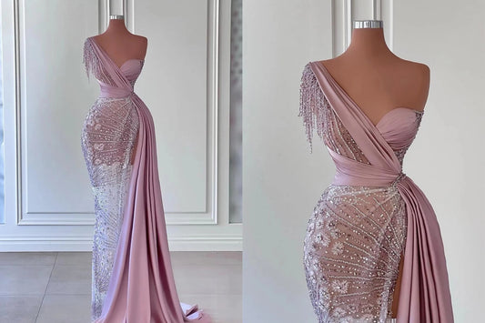 Pinkmas-Mode: Die perfekten Abendkleider Rosa für Weihnachten bei Lulubride.de
