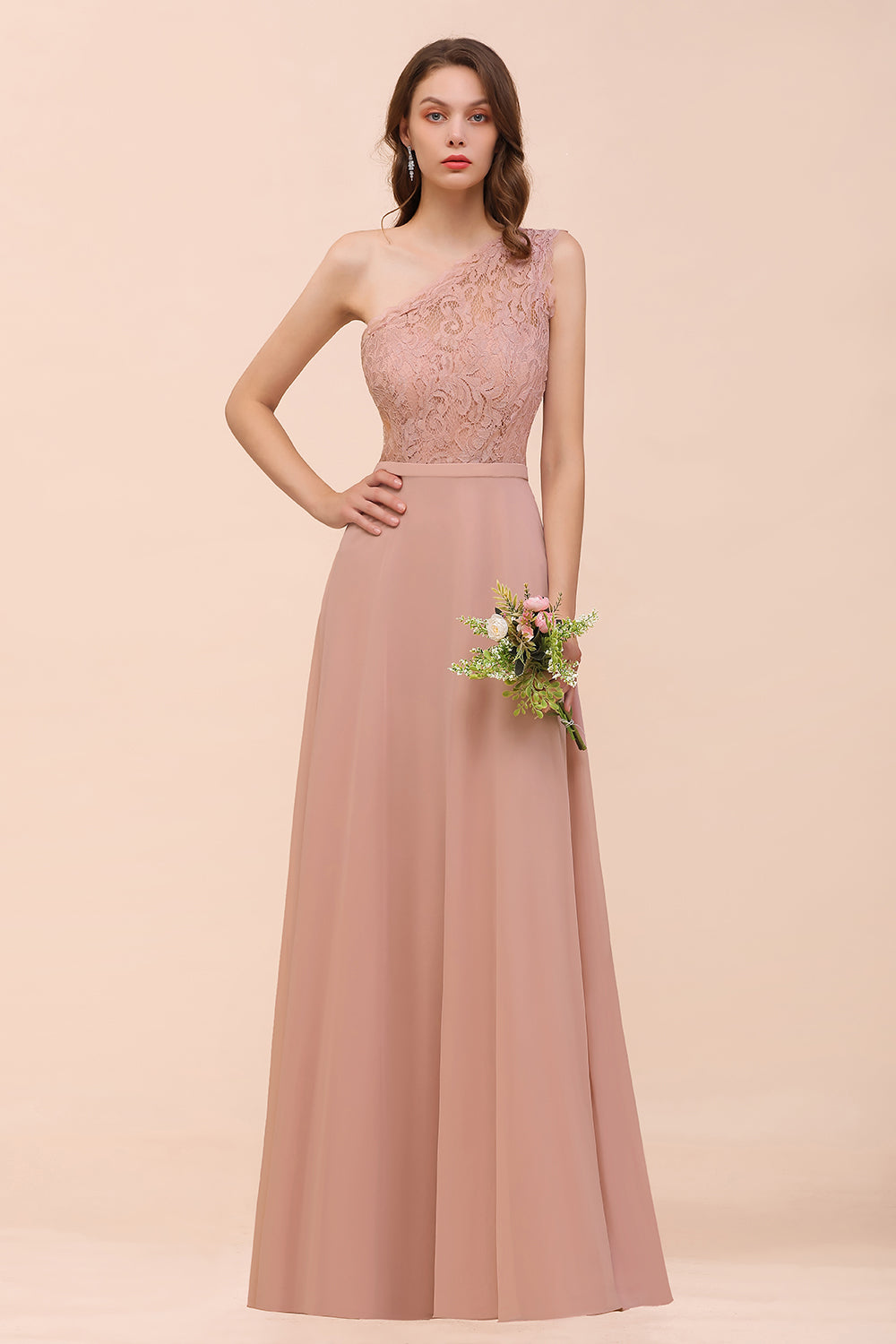 Suchen Sie Altrosa Brautjungfernkleider Lang Günstig online bei babyonlinedress.de. Etuikleider Chiffon Kleider maß geschneidert bekommen.