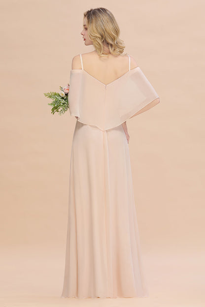 Bestellen Sie Champagne Brautjungfernkleider Lang Günstig online bei babyonlinedress.de. Kleider Für Brautjungfern maß geschneidert bekommen.