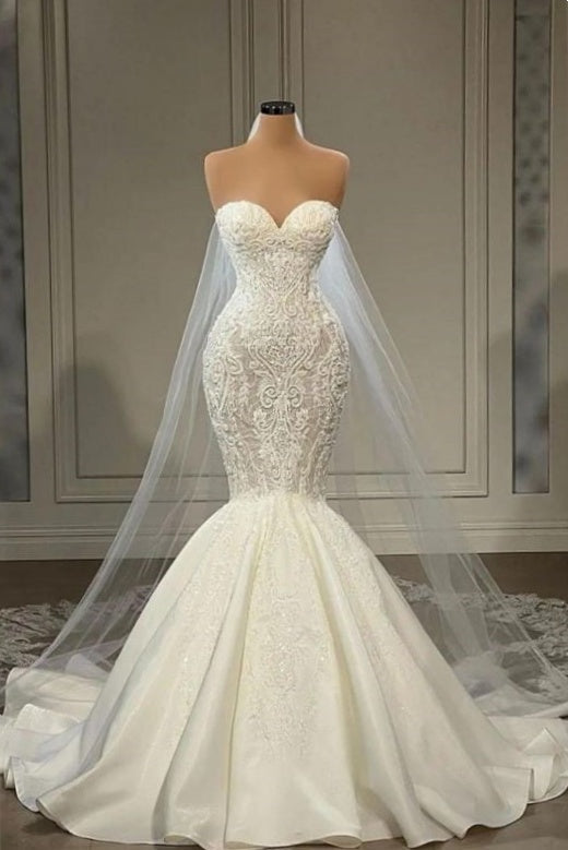 Mermaid wedding dress with lace wedding dresses on offer
