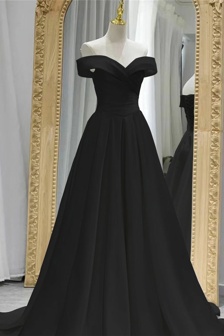 Wunderschönes weißes, schulterfreies, herzförmiges Abendkleid in A-Linie mit Schnürung