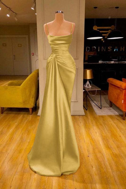 Cabernet-Spaghettiträger-Meerjungfrau-Abschlussballkleid mit Rüschen