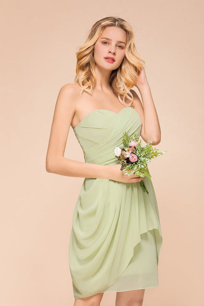Finden Sie Mint Grün Brautjungfernkleider Kurz online bei babyonlinedress.de. Brautjungfernkleid Günstig für Sie zur hochzeit gehen.