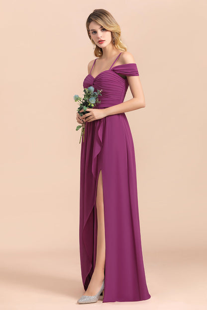 Finden Sie Purpur Brautjungfernkleider Lang Chiffon online bei babyonlinedress.de. Kleider Für Brautjungfern mit hocher qualität bekommen.