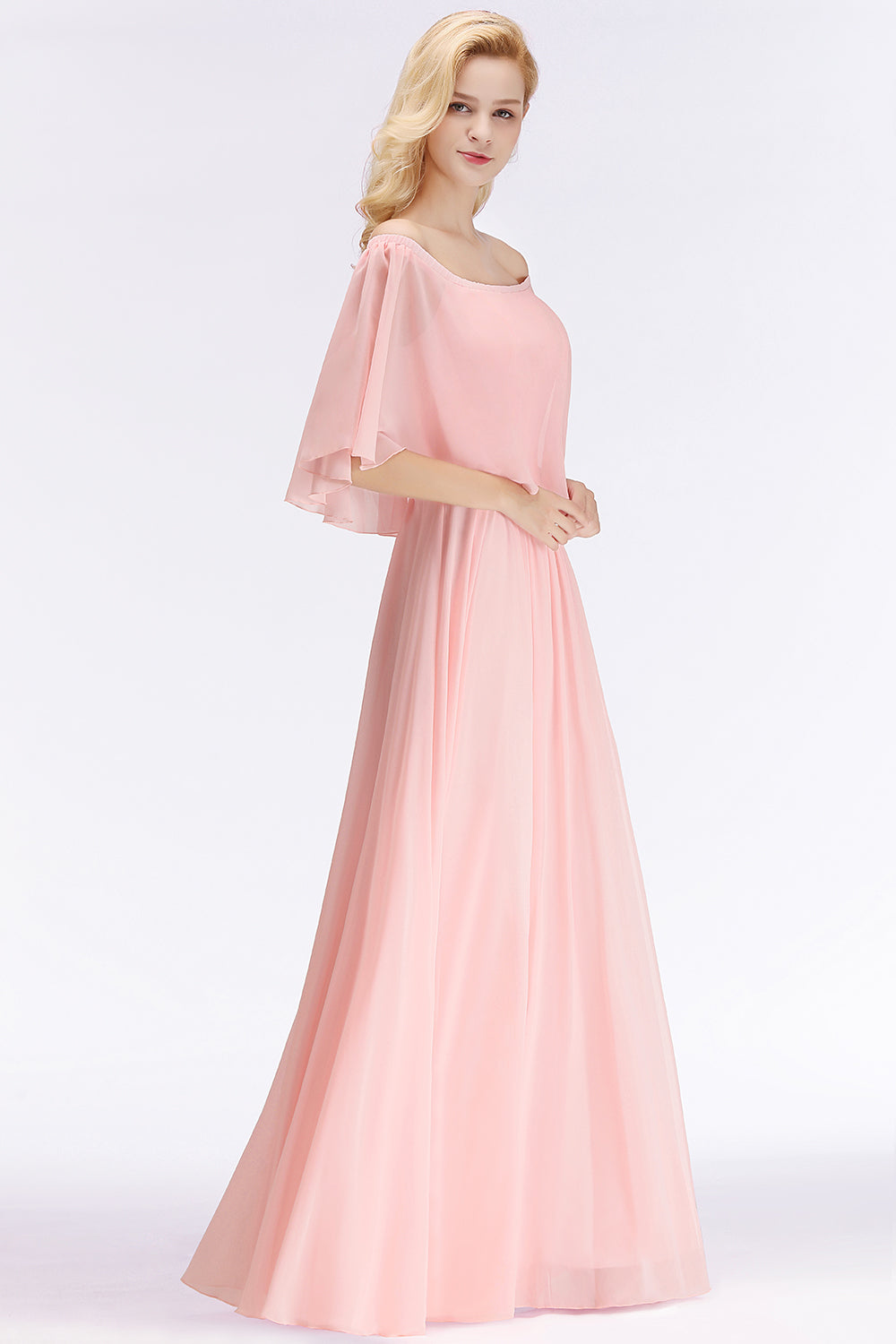 kaufen Sie Elegante Brautjungfernkleider Lang Rosa Chiffon online bei babyonlinedress.de. KLeider Für Brautjungfern Für Sie online bestellen mit hocher Qualität.