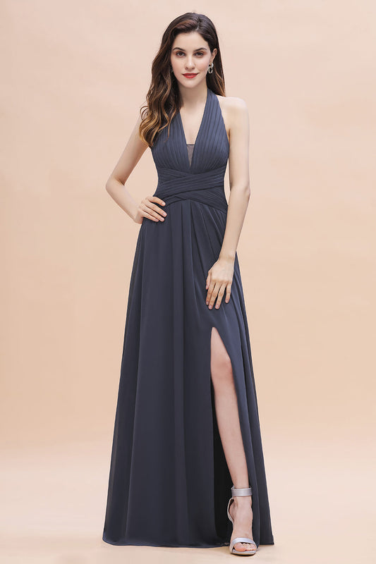 Bestellen Sie Schlichtes Abendkleid Chiffon online bei babyonlinedress.de. Brautjungfernkleider Lang Günstig für Sie zur Hochteit gehen.
