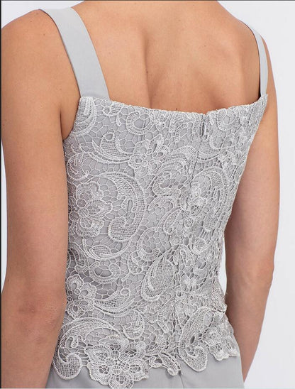 Bestellen Sie Elegante Brautmutterkleider Lang Günstig nach maß anfertigen bekommen. 2 Teilig Brautmutterkleid mit Bolero bei babyonlinedress.de kaufen.