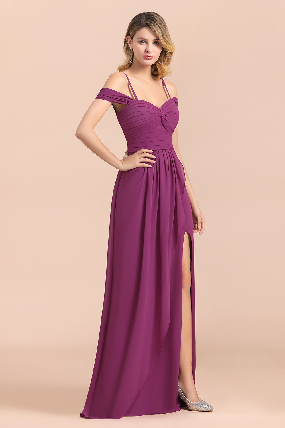 Finden Sie Purpur Brautjungfernkleider Lang Chiffon online bei babyonlinedress.de. Kleider Für Brautjungfern mit hocher qualität bekommen.