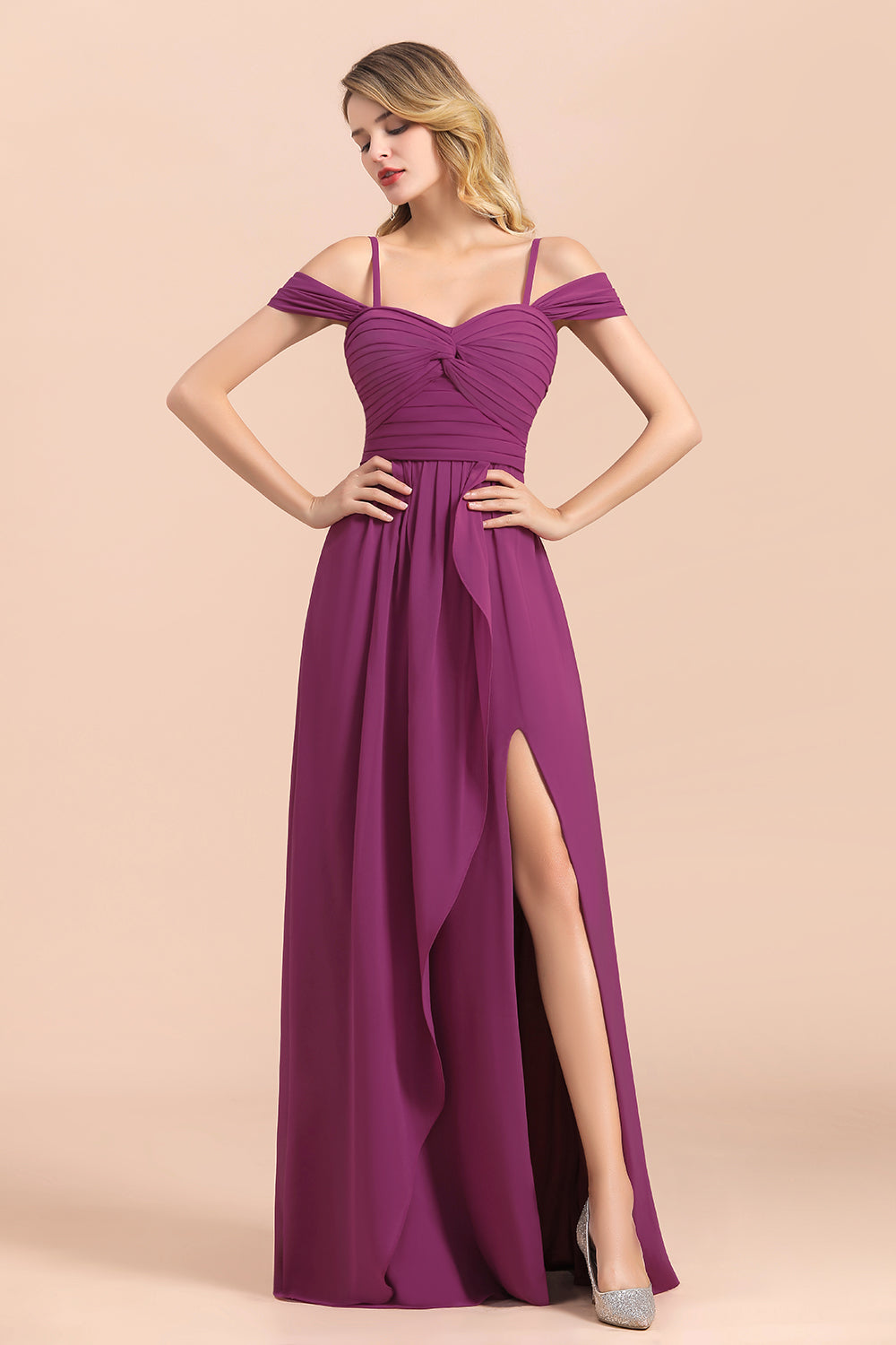 Finden Sie Purpur Brautjungfernkleider Lang Chiffon online bei babyonlinedress.de. Kleider Für Brautjungfern mit hocher qualität bekommen.