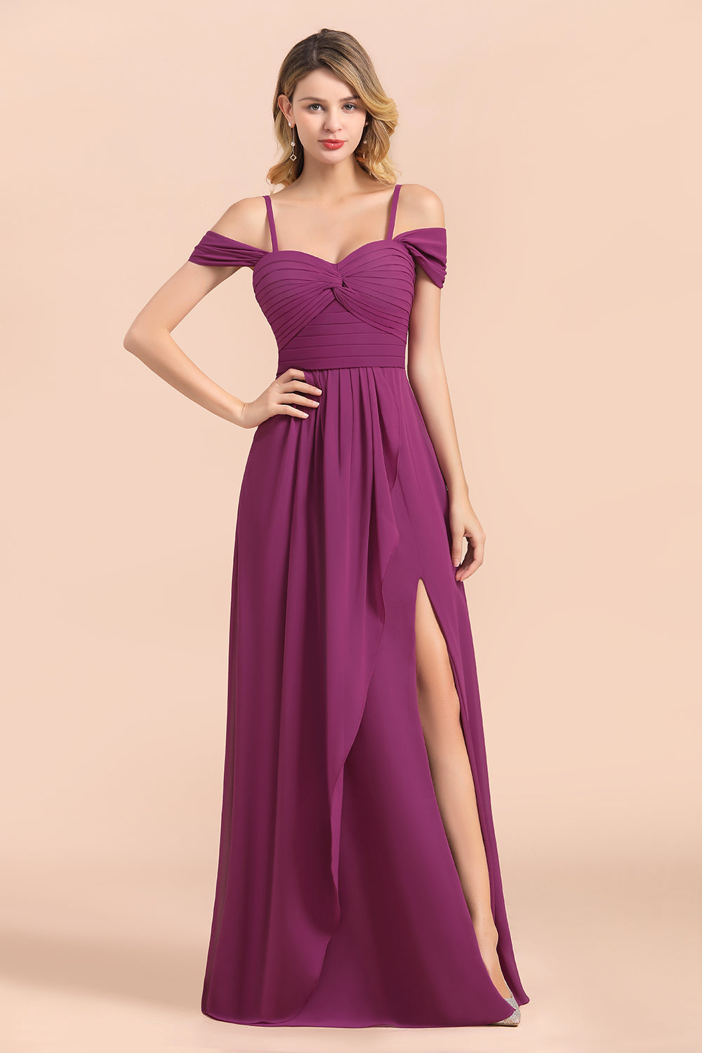 Finden Sie Purpur Brautjungfernkleider Lang Chiffon online bei babyonlinedress.de. Kleider Für Brautjungfern mit hocher qualität bekommen.