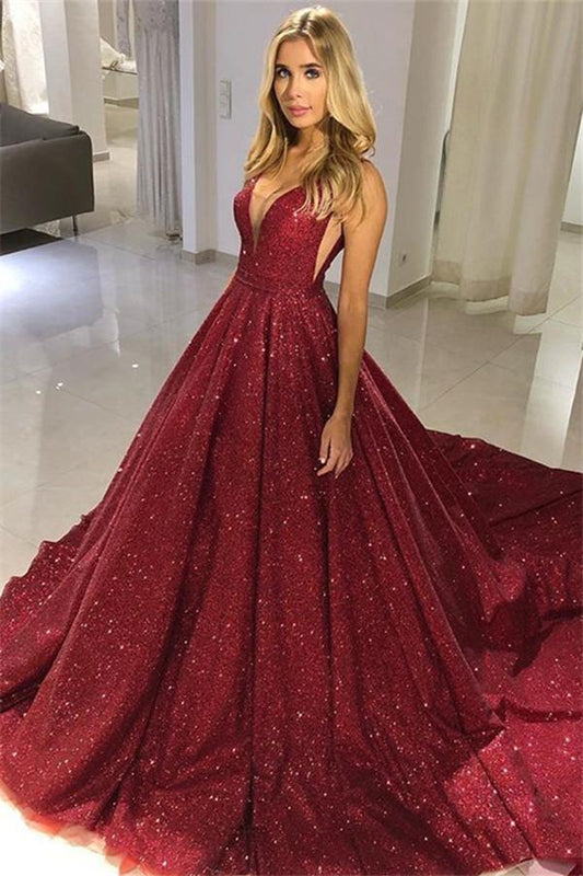 Designer Evening Dresses Black Prom Dresses with Glitter