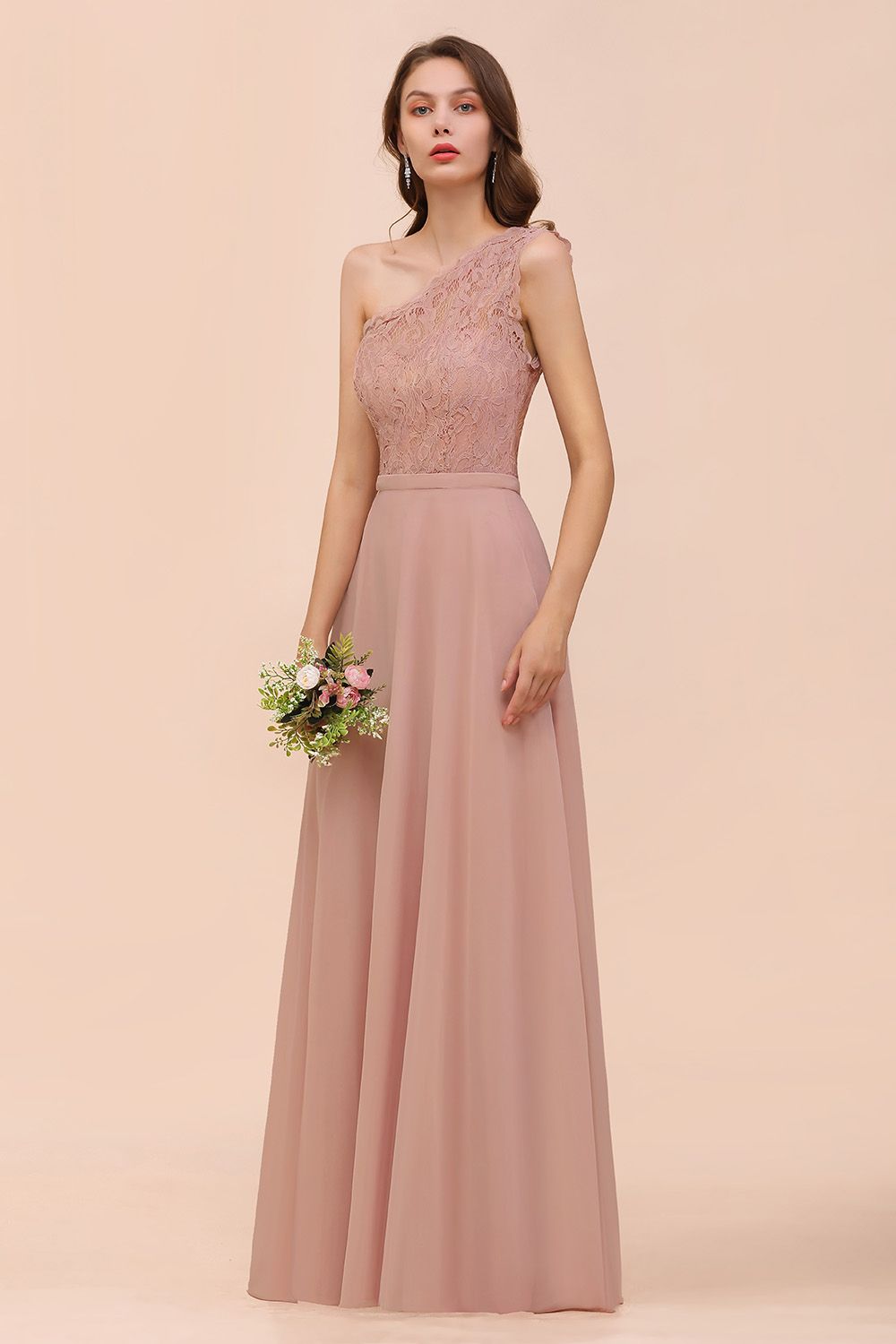 Suchen Sie Altrosa Brautjungfernkleider Lang Günstig online bei babyonlinedress.de. Etuikleider Chiffon Kleider maß geschneidert bekommen.