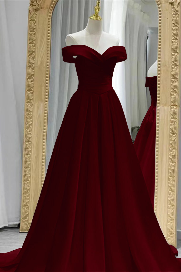 Wunderschönes weißes, schulterfreies, herzförmiges Abendkleid in A-Linie mit Schnürung